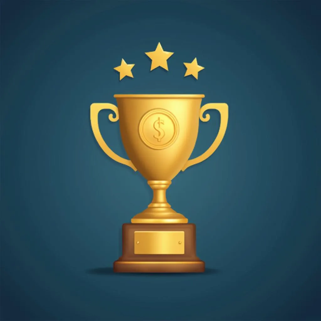 Icono de premio financiero